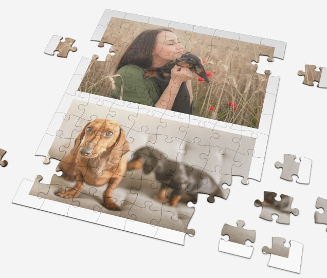 Custom Pet Photo Puzzles