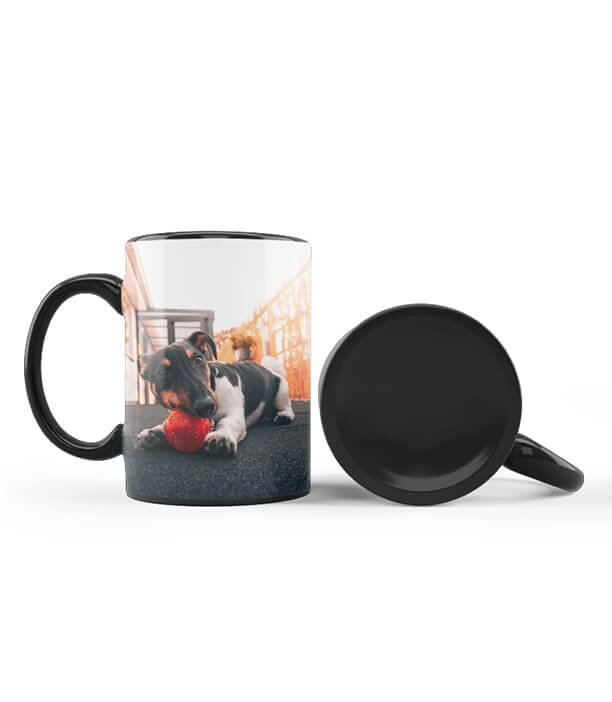 Black Photo Mug